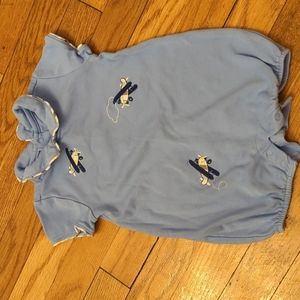 Janie and Jack Airplane Romper 3-6M